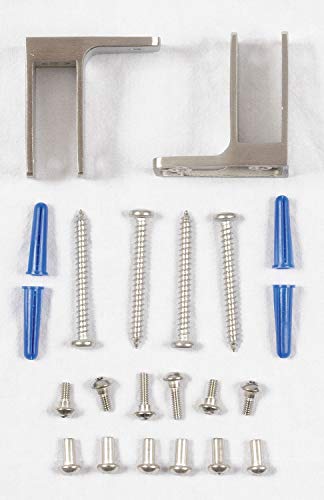 Global PARTITIONS Wall Pilaster Brkt for Phenolic Partition, 2-1/2