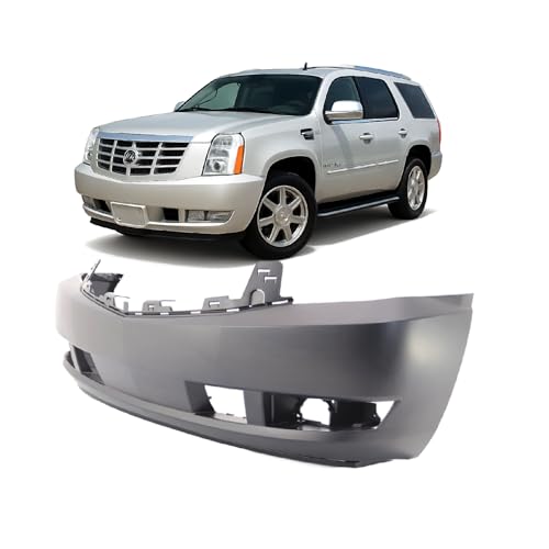 Image of FitParts Compatible with Cadillac Escalade 2007-2014 Front Bumper Cover | Primed, Ready to Paint, OEM 25814554, GM1000816