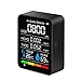 Qurich Monitor CO2 wewnątrz z Bluetooth, przenośny czujnik dwutlenku węgla NDIR miernik dwutlenku węgla 2 z alarmem dźwiękowym, monitor jakości 5 w 1 Air dla temperatury, wilgotności, CO2, HCHO, TVOC, czarny