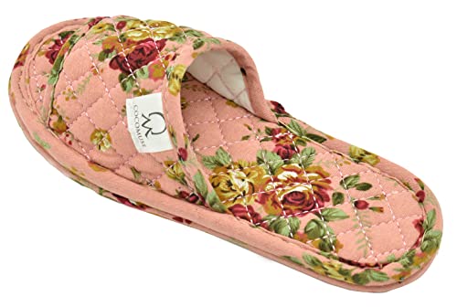Image of Ultralight Soft Indoor Open Toe Cotton linen Slippers Absorb Sweat Cloth Bottom House Slippers