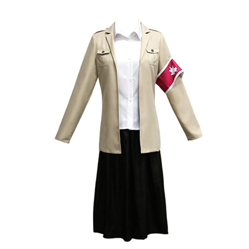 Anime Shingeki No Kyojin Final Season Marley Uniform Pieck Finger Cosplay Costume Full Set Costume H