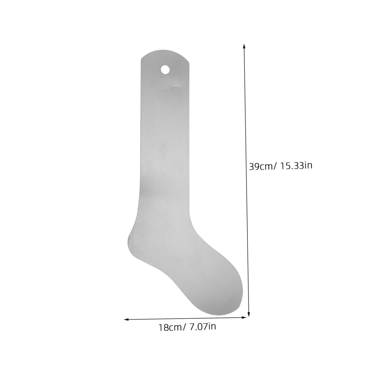 DOITOOL Sock Shaping Sublimation Sock Jigs Sock Inserts Sock Boards Heat Socks Sock Template Heat Athletic Sock Jig Sock Aluminum Silver