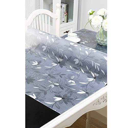 テーブルクロス 透明 家庭用 業務用 PVC製 テーブルマット 80*150cm 厚さ2mm 防油 撥水加工 汚れ防止 デスクマット テーブルクロス 防塵・防水・耐久・耐熱 長方形 光沢 透明ビニールシート 手入れ簡単 食卓 ダイニングテーブル 家テーブル