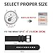 BISONSTRAP Men’s Nylon Watch Bands, Two-Piece Military Watch Straps, Quick Release, Brushed Buckle, 20mm, Black (Black Buckle)