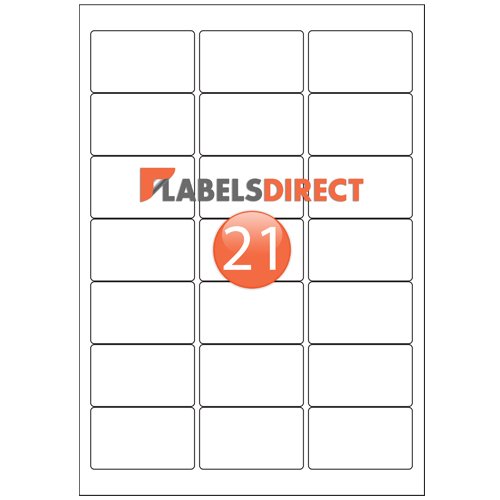 25 Sheets Premium Quality A4 FBA Barcode Labels. 525 Labels. 21 Labels per Sheet (63.5 x 38.1mm) for use with PDF Barcode Files Produced by Amazon Fulfillment Services Print Product Labels