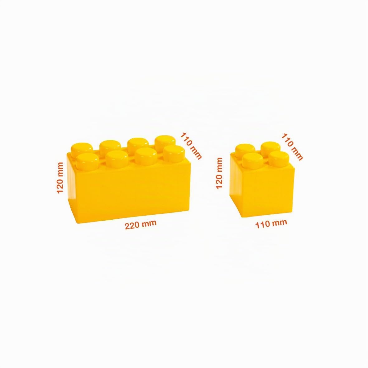 Wadertoys - Bloques de construcción Gigantes (45 Piezas)