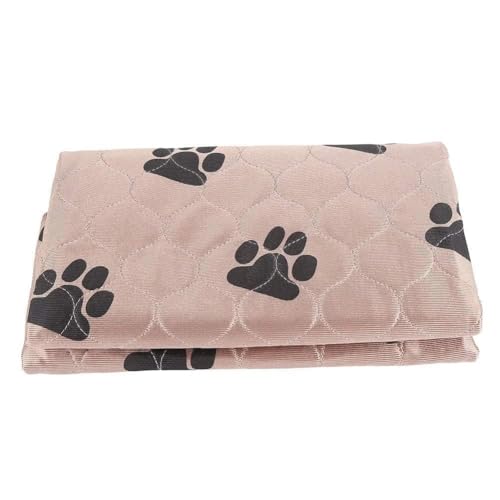Image of Reusable Dog Pee Pads, Waterproof Training Pads for Dogs, Dog Pee Pad Urine Mat for Pet Dogs Cats(70*80cm-Brown )