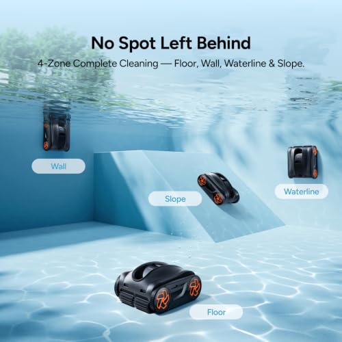 Image of iGarden K Series Robotic Pool Cleaner, 4H Runtime, Above /Inground Pool
