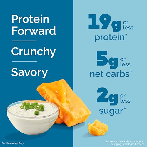 Image of Quest Nutrition Cheese Lovers Variety Pack, Nacho Tortilla Style Protein Chips, Cheddar & Sour Cream Chips, Cheddar Blast Crackers (4 of Each), 1.1 oz, 12 Count