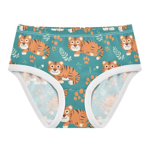 Wusikd Cute Tiger Girls' Underwear Cotton Girls Briefs Soft Toddler Underwear 2T
