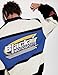 GGPJ Men's Varsity Jacket Vintage Letter Racer Jacket Oversized Baseball Bomber Jackets Unisex Streetwear Coats (blue,Large,Large)