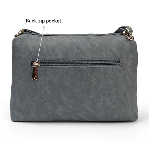 Image of Mochi Women Casual PU Soft Body Zipper closure Quilted Sling Bag