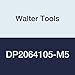 Walter Tools DP2064105-M5 Protodyn HSS Machine Thread Former, TIN Finish, 6 mm Shank Diameter, 0.8 mm Thread Length, 13 mm Cutting Length, 70 mm Overall Length, M5 Cutting Diameter