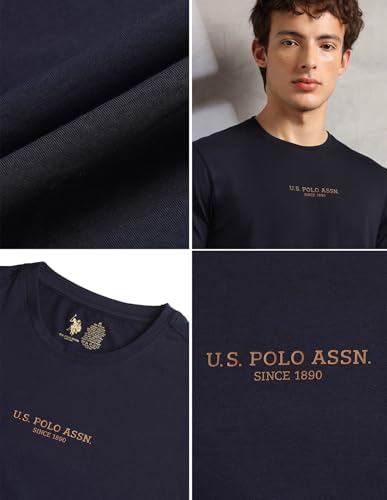 Image of U.S. Polo ASSN. Mens PE005 Premium Supima Cotton Breathable Lounge T-Shirt