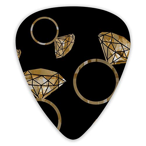 Médiators guitare or rose diamant 12 pièces médiators ukulélé 0,46 mm 0,71 mm 0,96 mm - Les Beatles, Paul McCartney, John Lennon, RIngo Starr, George Harrison Médiators guitare or rose diamant 12 pièces médiators ukulélé 0,46 mm 0,71 mm 0,96 mm