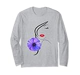 Pretty Girls, Flowers Black and White Shapes Mania