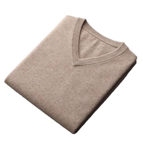 Men' Sleeveless Wool Sweater Vest Spring V-Neck Vest Warm Tops Knit Waistcoat Loose Jumper