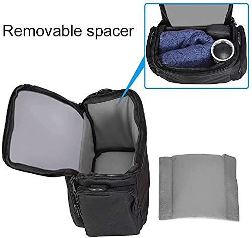 Caden Compact Camera Shoulder Crossbody Bag Case Compatible For Nikon, Canon, Sony Slr/Dslr Mirrorless Cameras And Lenses Waterproof(1.0 S, Black) #TOP7