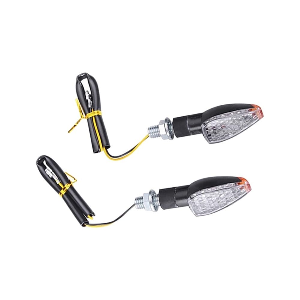 Luces intermitentes universales LED traseras 12V para motocicleta indicadores de giro pack de 2 8