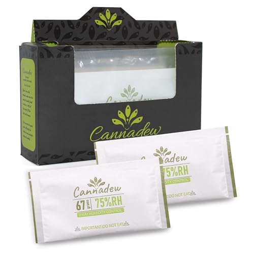 Cannadew 75% Humidity Control Packets, 67g (5 Pack)