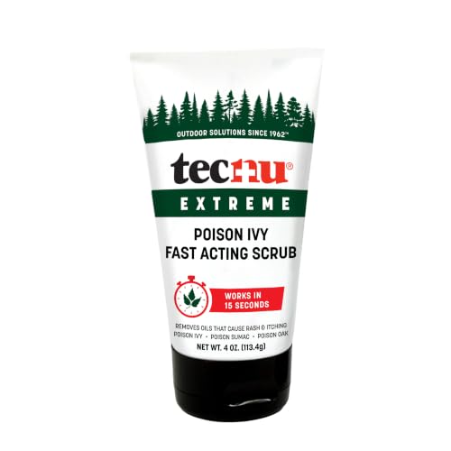 Image of Tecnu Extreme Poison Ivy & Oak Scrub, Poison Ivy Treatment, Removes Poisonous Plant Oils That Cause Rash and Itching