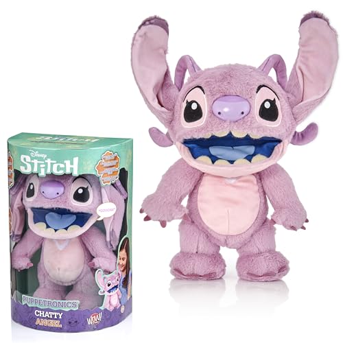 WOW! STUFF: Disney Chatty Angel Animatronic Plush Puppet Over 100 Action & Sound Combinations