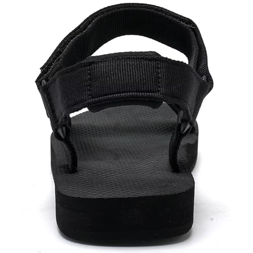 Image of WateLves Men's Sandals Hiking-Sport-Sandals with Adjustable Webbing Lightweight Water-Athletic-Beach-Sandals for Walking-Fishing-Travel-Trekking-Camping