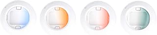 Filtros de flash de lanterna colorida compatíveis, lente de câmera instantânea de 4 cores, trabalho ao ar livre com Fujifilm Instax Mini 7S/8/8+/9 para câmera doméstica(Gradiente)