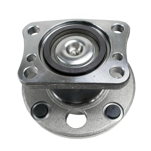 Image of Detroit Axle - 2pc FWD Rear Wheel Bearing and Hubs Assembly for Ford Fiesta 2011-2018 [Except ST Model], 4 Lugs w /ABS