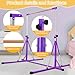 FC FUNCHEER Foldable Gymnastics bar, Gymnastic Bar for Kids Ages 3-20,Gymnastic Kip Bar, 5.3FT/ 8FT Base Length,Adjutable from 35.4