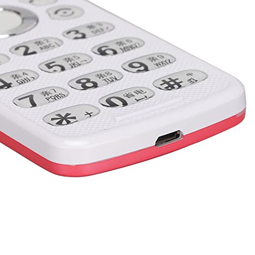 Fouf Flip Phone, Minimalist 2.4Inch 2G Unlocked Dual Sim No Wifi/Internet With Removable Battery, Basic Gsm Large Button Flip Cell Phone With Sos Emergency Function For Elderly(Red) #TOP7