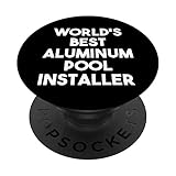Weltbester Aluminium-Pool-Installateur PopSockets mit austauschbarem PopGrip