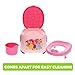Disney Princess 3-in-1 Potty Training System for Toilet Training Kids, Multi-Stage Potty Training - Floor Potty, Detachable Potty Ring, Step Stool | Toilet Seat for Kids and Toddlers