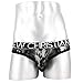 Andrew Christian Unleashed Stretch Lace Bubble Butt Jock w/ALMOST NAKED®, Black, X-Small