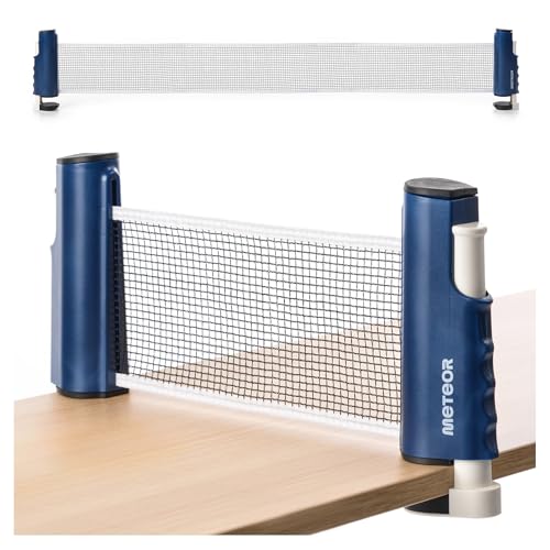 Filet de tennis de table extensible meteor noir pour protéger vos tables des rayures - 2