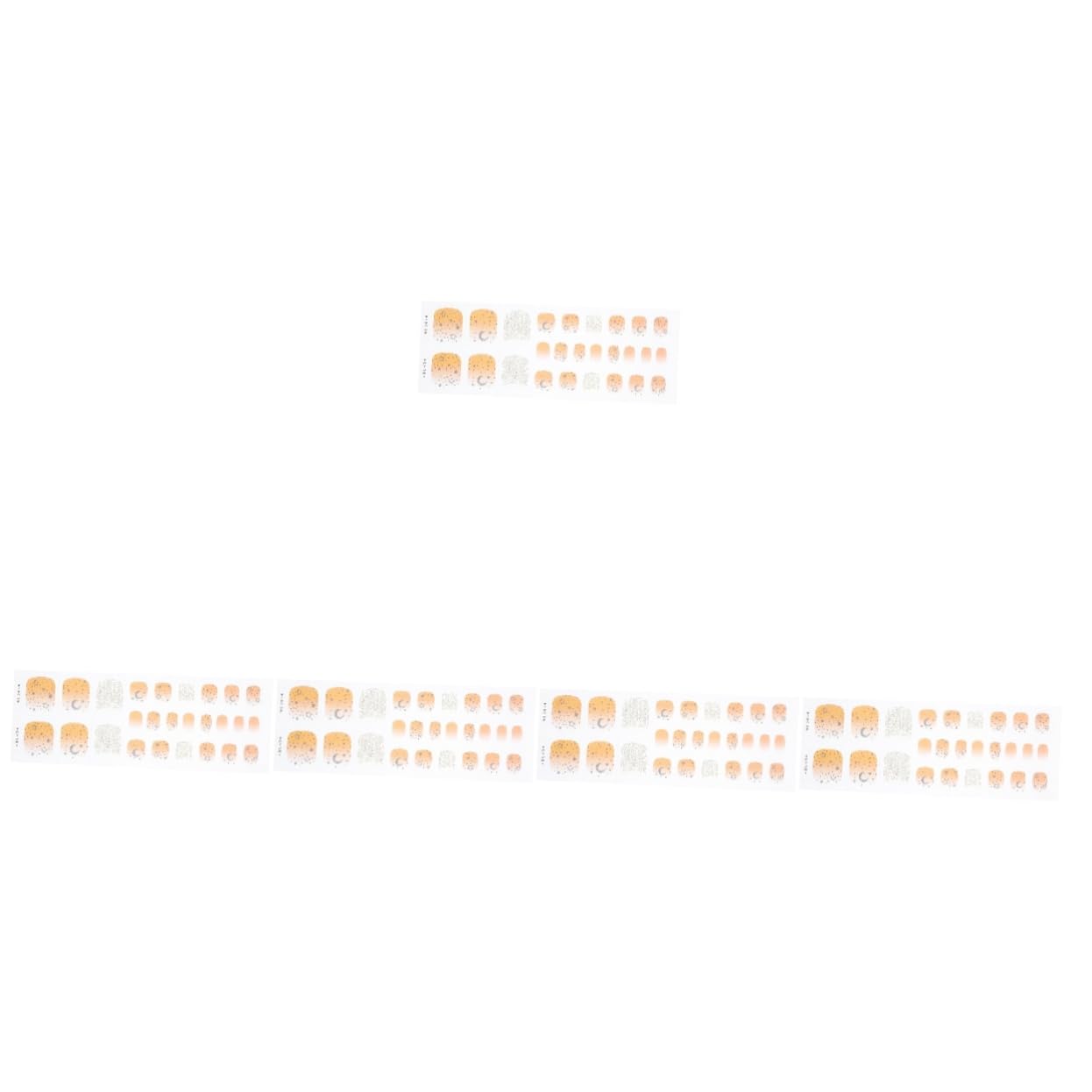VICASKY 5 Set adesivi per unghie polacco Gel decorazione per unghie strisce lucide adesivi di ie per manicure strisce di smalto per ie adesivo per ie chiodi