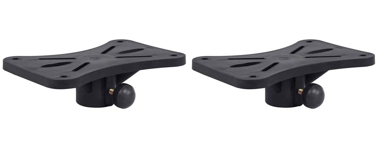 (2) Rockville RVSSA1 Universal 35mm Mounting Tripod Pole Speaker Adapter Bracket