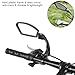 Locadence Bike Rear Mirror, Sturdy Bicycle Handles Accessories with Light Reflector for 21~26mm Diameter Handlebar for Cycling Lovers, Mountain Road Bikes (Left)
