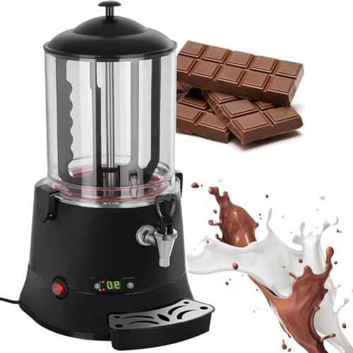 Máquina Para Hacer Chocolate Caliente Con Pantalla LED, Dispensador De Bebidas Comercial Y Calentador Con Grifo, Ajuste De Temperatura De 30 A 88°C, Para Calentar Leche, Café, Té Y Jugo