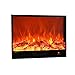 JY&WIN Camino Elettrico Inserto per Camino Bruciatore Riscaldatore per Camera LED Fuoco Ottico Artificiale Emulational Fiamma Decorazione Ventilatore ad Aria Calda, 750-1500W