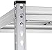 Amazon Basics High-Grade Aluminum Heavy Duty Single Post Storage 5 Shelving Unit, 60 x 24 x 78 inch