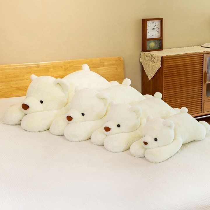 Image of Cute Beer Soft Stuffed Plush Pillow Animal Toy for Kids Boys & Girls Birthday Gifts 80 CM
