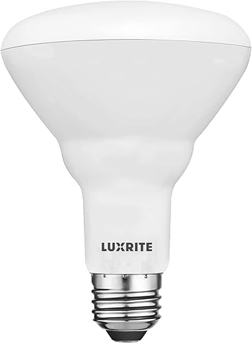 LUXRITE Bombilla LED BR30, 8.5 W (equivalente a 65 W), luz diurna de 6500 K, 650 lúmenes, Energy Star, regulable, clasificación húmeda, bombilla LED