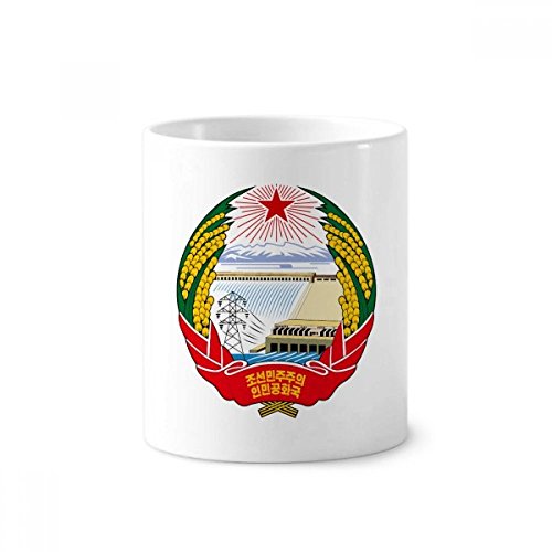 Mug Corée du Nord en céramique blanche, cadeau idéal pour collectionneur