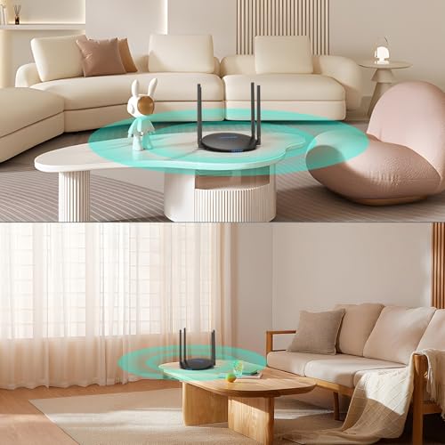 WAVLINK 2024 AC1200 WiFi Router, Dual Band Wireless Internet Smart Router 5GHz+2.4GHz with 100Mbps WAN/LAN, Long Range Coverage for Home & Office, Supports Router/Repeater Mode - Image 7