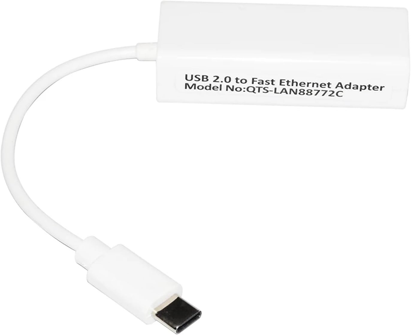 10/100M ASIX AX88772C CHIP USB 2.0 ETHERNET Adapter Network Card USB 2.0 to RJ45 LAN GIGABIT Internet Adapter Converter for PC(Type C to RJ45)