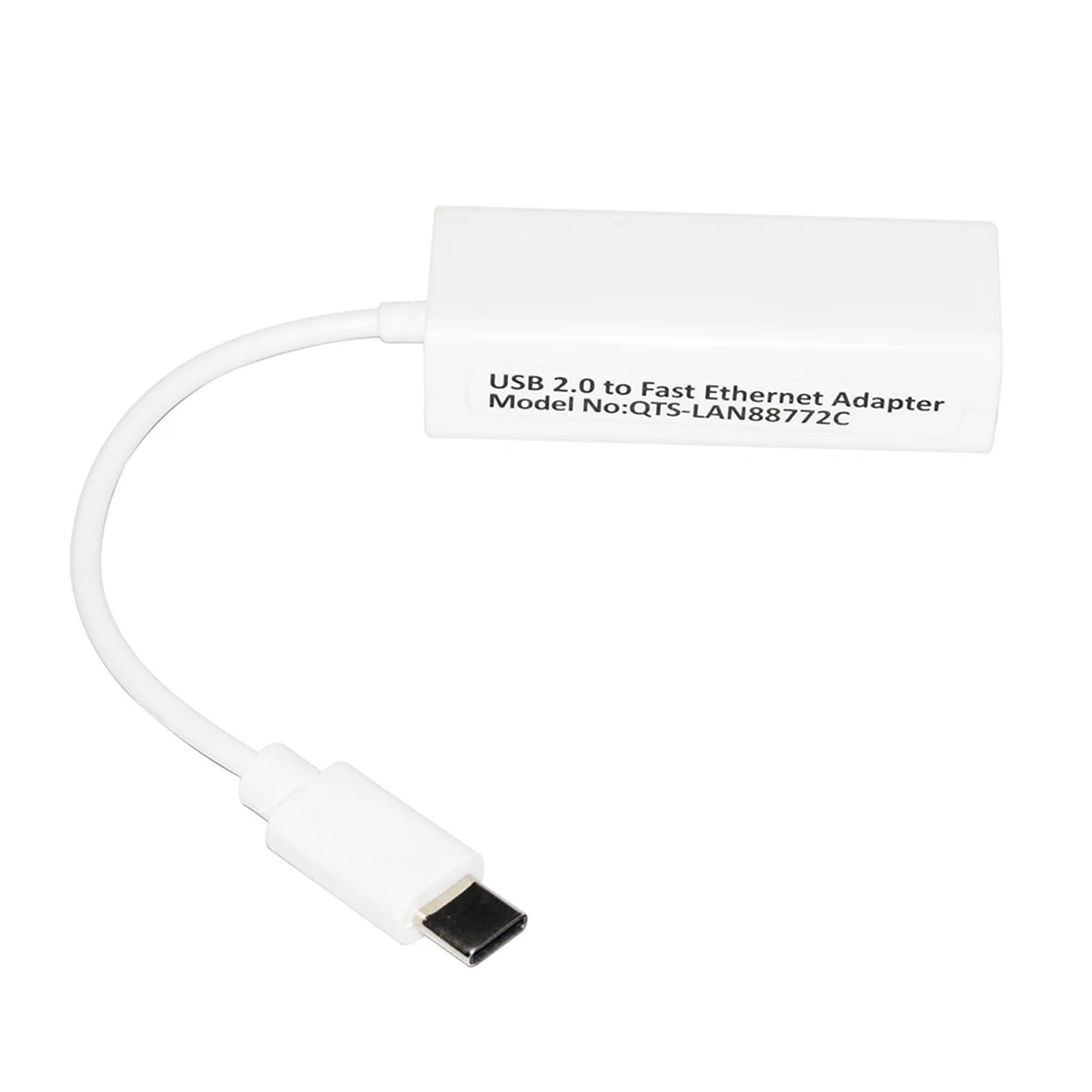 USB 2.0 ETHERNET Adaptateur Type C pour télétravail stable sans coupure