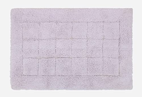 Image of THE HOME TALK Cotton Bathmats | Water Absorbent Runners | Regular Striped Rugs | Floor Mats for Kitchen, Bathroom & Sink | Ultra Soft Mats | Non-Slip Store (Lavender, 50x80 CM)