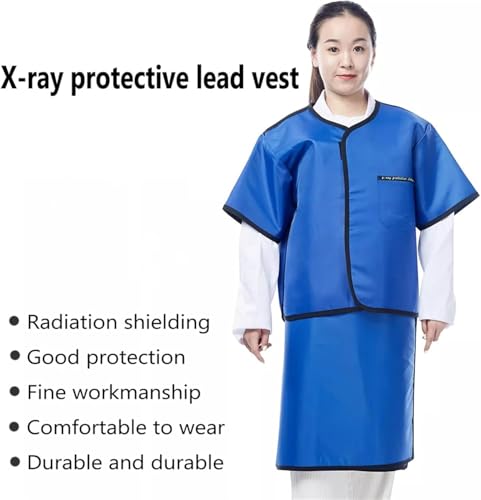 Gilet de plomb rayons X blouse de protection manches courtes taille S