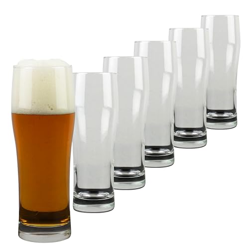 Sauerland GLAS 6er Set Bierglas Christian 330ml